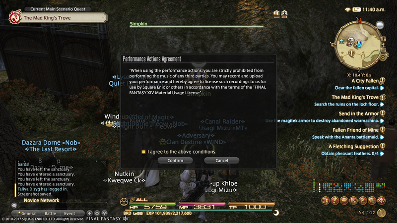 Illustration for article titled For Better Or Worse, Final Fantasy XIV Bards Can Play Music Now